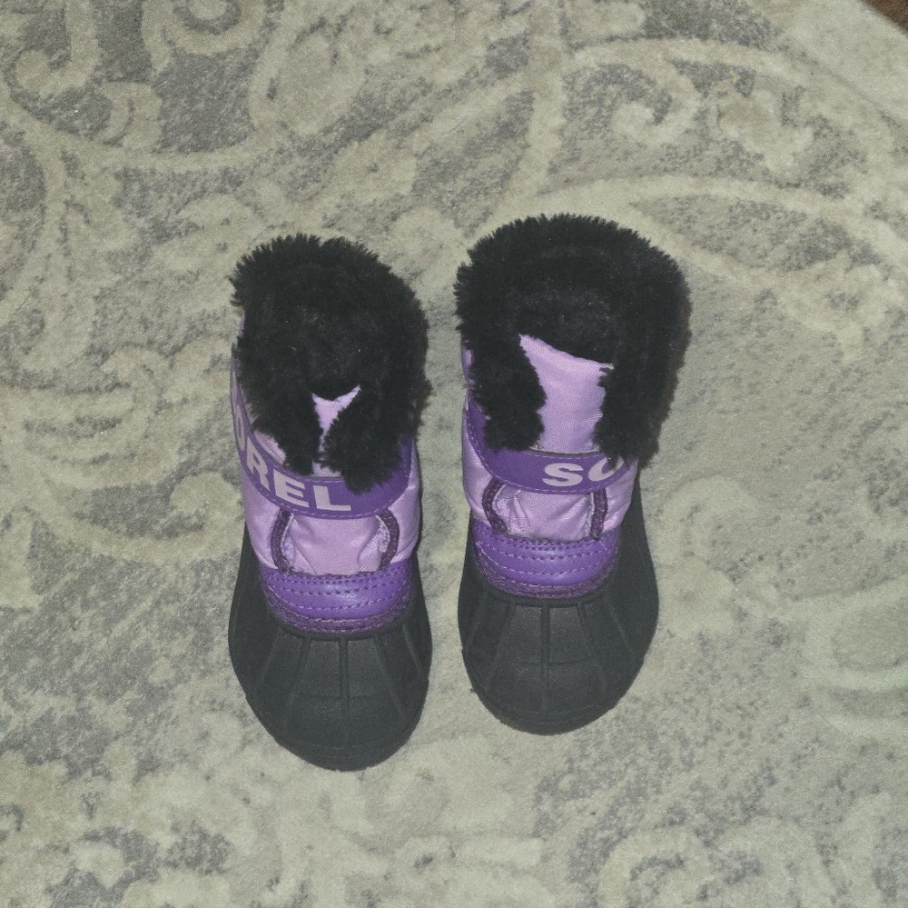 Sorel Faux Fur Lined Boots Toddler Size 6